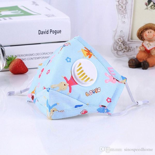 

factory dropshipping kids face mask children cartoon mask with active carbon filter anti dust protective pm2.5 face mask dhl ship
