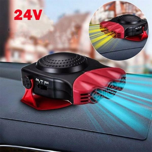 

2 in 1 24v 200w auto car heater portable heating fan with swing-out handle car interior heater fan calentador de coche1