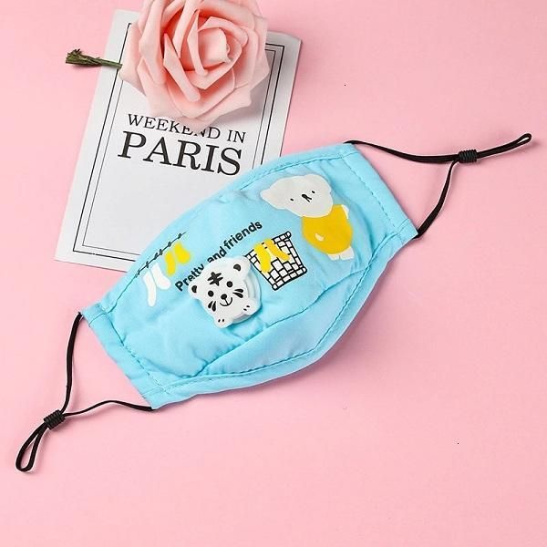 

latest face cotton washable reusable mask with breathing valve is suitable for boys girls to prevent dust and haze pm2.5