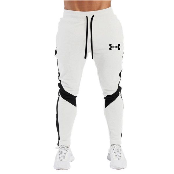 

2021 new men's jogging pants casual pants fitness men's sportswear sportswear bottoming tight sports trousers gym jogging, Black