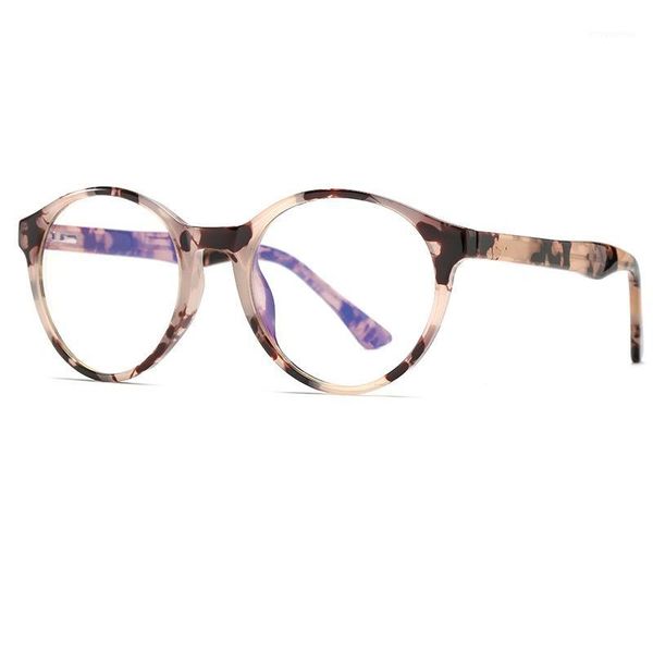 

2020 women sunglasses round blue light glasses men women's sun glasses vintage optical prescription frame computer eyewear1, White;black