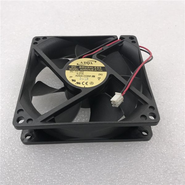 AD0924UB-A71GL NOVO PARA FAN ADDA 9225 DC 24V 0.21A 9cm F￣ de Bola Double Inverter Film de resfriamento