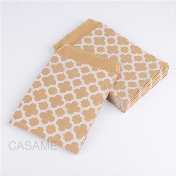 

gift wrap 15cm*10cm polka dot kraft craft paper popcorn diy bag safe favor birthday bags designs of party wedding decoration1