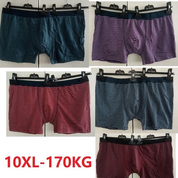 

autumn winter men cotton boxer plus size 9xl 10xl loose soft comfortable breathable underwear loose oversize big size boxer 56, Black;white