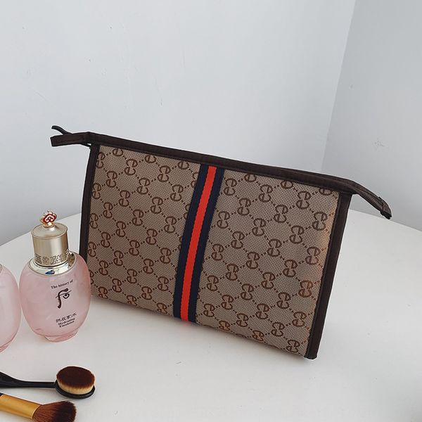 

fashion makeup new geometric printing multi functional women's cosmetic storage hand bag portable storage bag oymgg