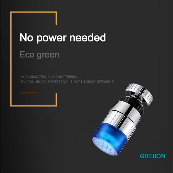 

creative kitchen faucet sprayer led water faucet colorful chang glow nozzle for water tap bathroom faucet filter glow tap head wmtcgb