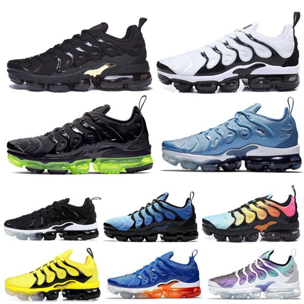

2020 chaussures rainbow men running shoes black volt volt triple black bumblebee sherbet team trainers sports sneakers size 36-45