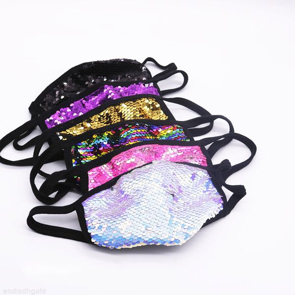 

fashion cotton face mask dustproof breathable bling bling protective mask men and women washable reusable cycling masks ing