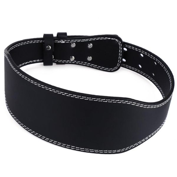 

pu leather weight lifting belt gym fitness wide back support training equipment weights belt for gravity training +b