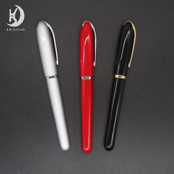 

jinhao pens copper rod roller pen chinese red pen signature pen silver signature couple customizable logo, Blue;orange