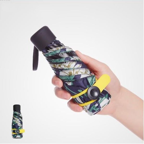 

ultralight mini pocket umbrella woman umbrellas uv rainproof portable five folding ladies woman sun and rain small umbrella gift wmthmk