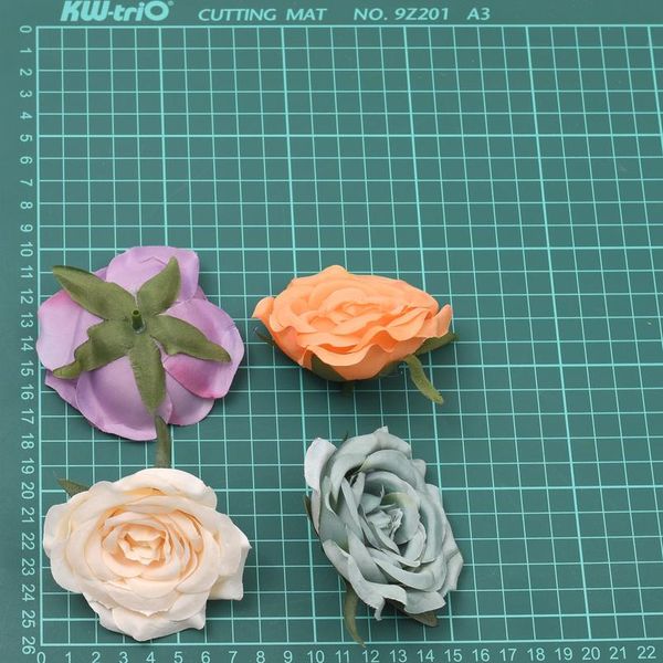 

10pcs 7cm peony artificial silk flower heads decorative scrapbooking for home wedding birthday decoration fake rose sqceij