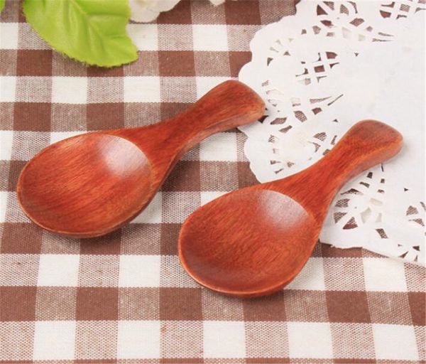 

новые столовые деревянные приправа scoop flatware coffee чай сахар ложка соль деревянные ложки приготовления инструменты кухонные гаджеты