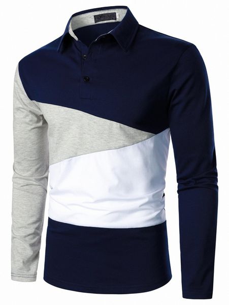 

men color block polo shirt d1r7#, White;black