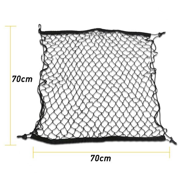 

car accessories for ix25 creta 2020 2020 auto trunk rear cargo organizer storage elastic mesh net holder 4 hooks