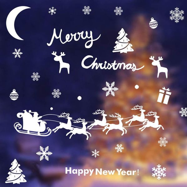 

рождество снежинка электростатические наклейки window переводные картинки съемная бытовые наклейки наклейки на стены украшения новый год обо