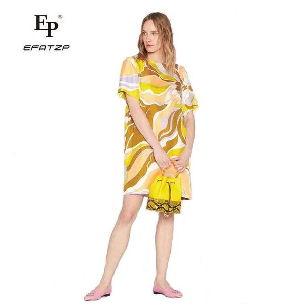 

efatzp new fashion printed short sleeve colour-impact elastic knitted slim dress for women, Black;gray