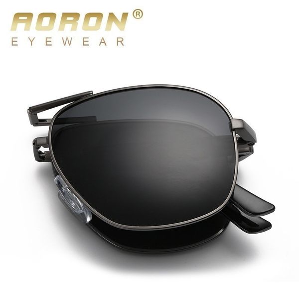 

folding pilot sunglasses polarized fashion brand designer vintage foldable sun glasses for men oculos gafas, White;black