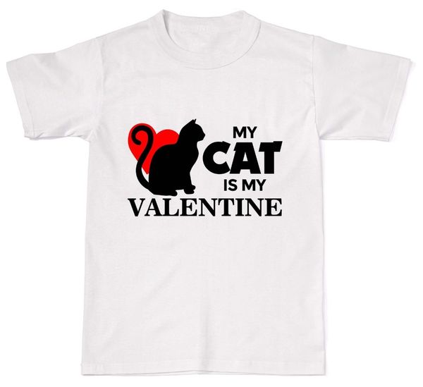 

new brand sale my cat is my valentine funny cute day t shirt sport hooded sweatshirt hoodie