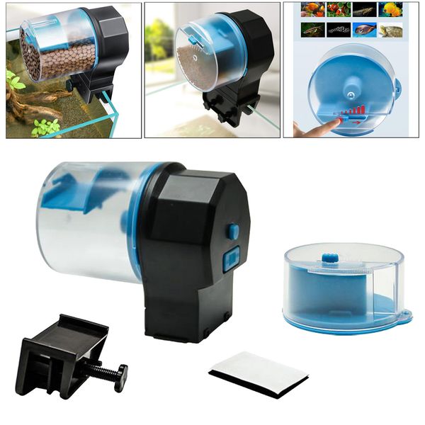 

automatic fishing feeder, aquarium tank timer auto feeder with 2 feed box for aquarium or fishing tank, manual feed available