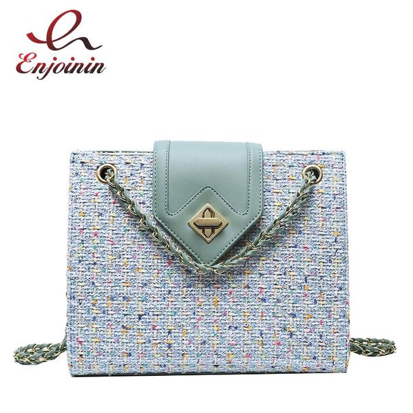 

special floral pu leather messenger bag chain shoulder bag female trend lady brand retro handbag 2020 fashion crochet purse