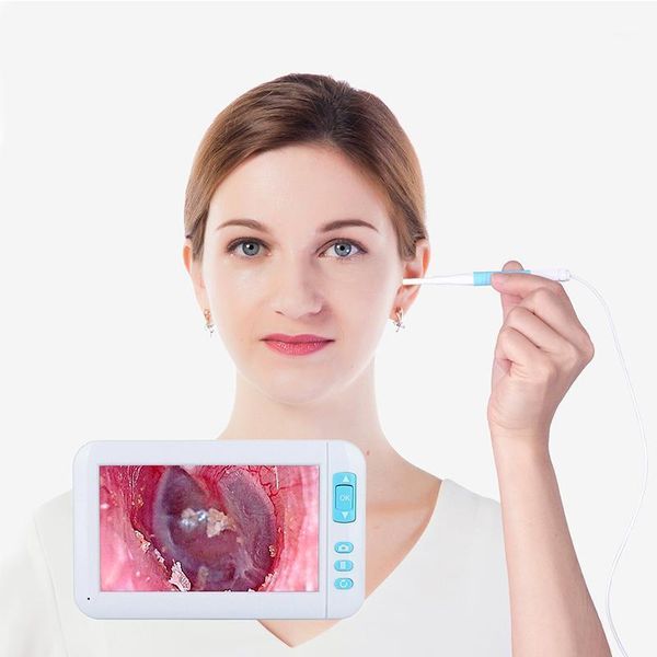 

cameras p20 hd1080p ear cleaner screen otoscope 4.3 inch hd tft ips camera otoscopio digital monitor earpick1