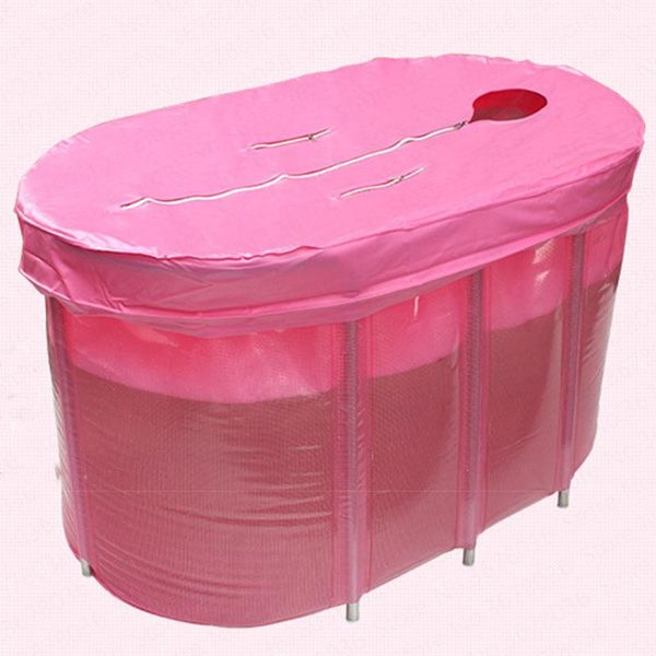 

bath barrel double inflatable bathtub thickened folding bath barrel plastic large household body