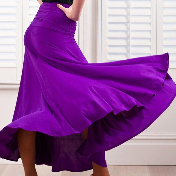 

modern dance costumes flamenco skirts ballroom skirts latin salsa waltz tango ballroom dance dress skirt wear practise1, Black;red