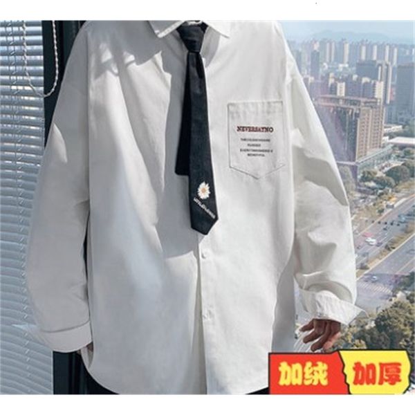 

men's 2021 new long white autumn and winter fashion cool shirt great warm fur coat hong kong style y673, Black;brown