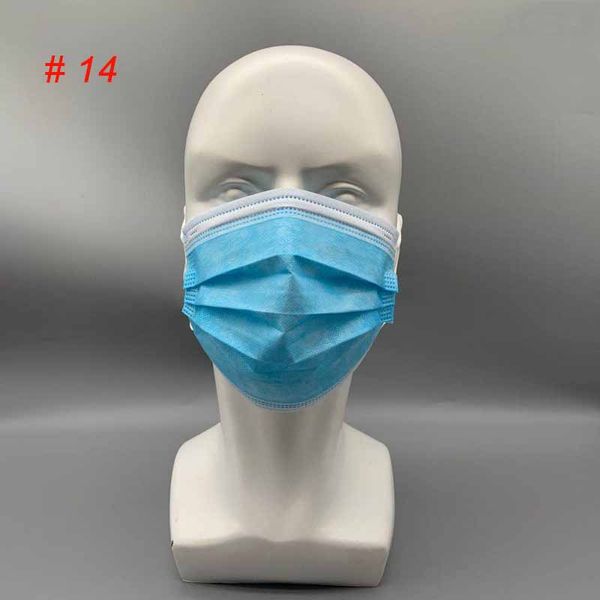 

colorful ghsbg masks mask 3-ply non-woven dust disposable 50pcs/bag balck mouth gray masks cover fa pink fkpfg ngeph