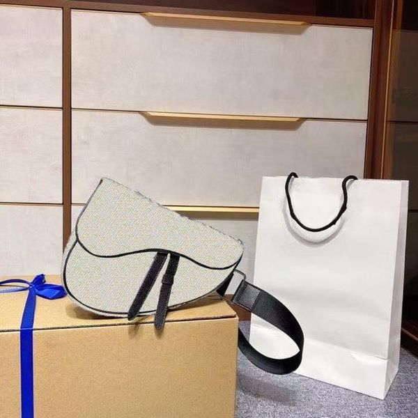 

fashion baby designer bags luxury cross body chest pack pocket handbags letter metallic distressed canvas embroidered saddle qynf u2ka1