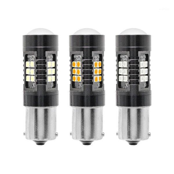 

2pcs 12v 24v 1156 ba15s p21w led light bulb car fog lamp reverse light 21 smd 3030 led auto drl brake1
