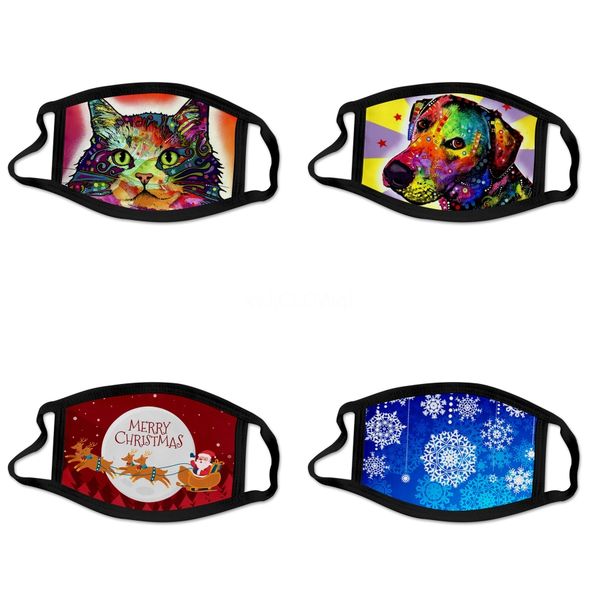 

reusable mouth print washable breathable dustproof masks anti smog prective mask#882, Black