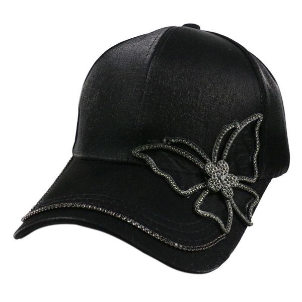 

foxmother белой розовой девушка моды cap женщины casquett baseball черного rhinestone новой бабочка bbygda garden2010, Black;white