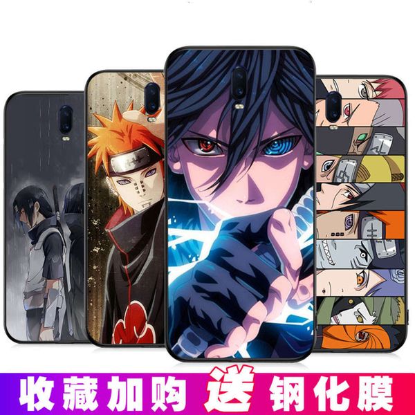

oppor17 mobile phone shell naruto r15 silicone organization cartoon weasel wrapped blood eye ring assist r15 dream version soft shellvfe1