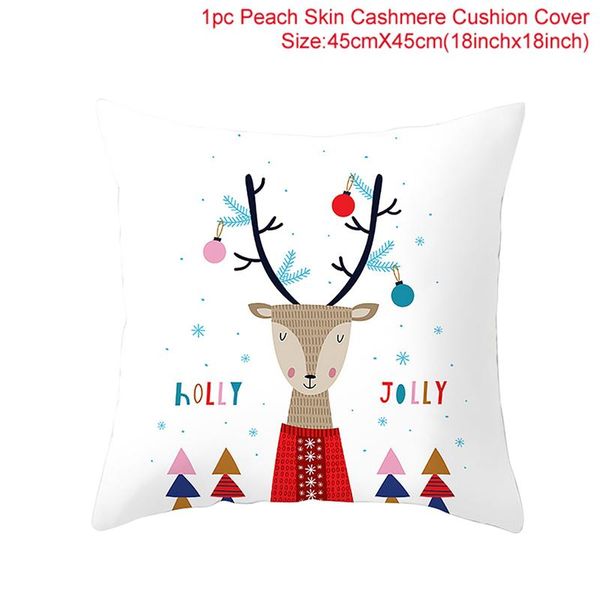 

christmas pillowcase cushion cover merry christmas decor for home 2020 christmas ornaments gift navidad noel happy new year 2021 bbyhll