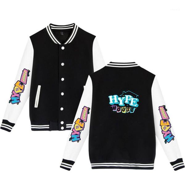 

the house hoodie sweatshirts costume baseball uniform spring winter clothing 2020 casual jacket students style stand1, Black;brown