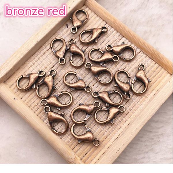 

25pcs 14mm metal lobster clasps hooks for jewelry finding kc gold/silver/gun black color connect buckle diy necklace& jllfcx