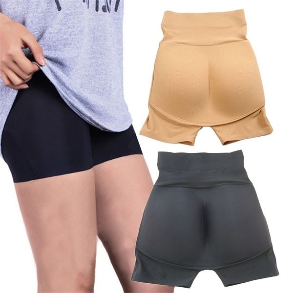 

women butt lifter fake butt body shaper seamless underwear high waist panties butt lift shaper pad control panties fake buttocks lj201209, Black;white