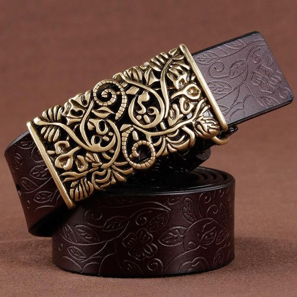

чистая кожа женщин пояса женщин кожаный ремень джинсы, Black;brown