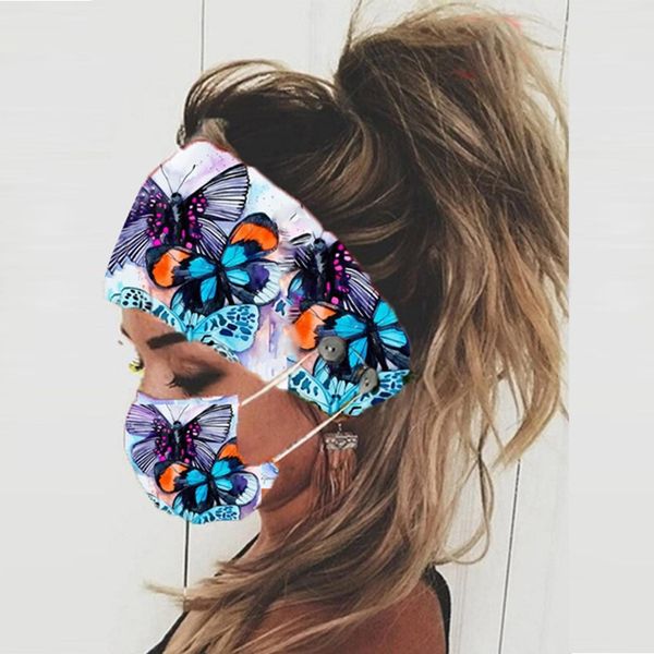 

2pcs set christmas button headband mask turban hairs accesories soft yoga sports elastic hair band fashion with mask women 109 wmtqmb