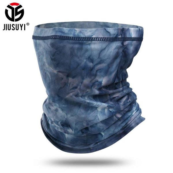 

scarves warmer bandana fashion half mask scarf tube neck gaiter elastic printing face cover riding climbing snowboarding sport winter, Blue;gray