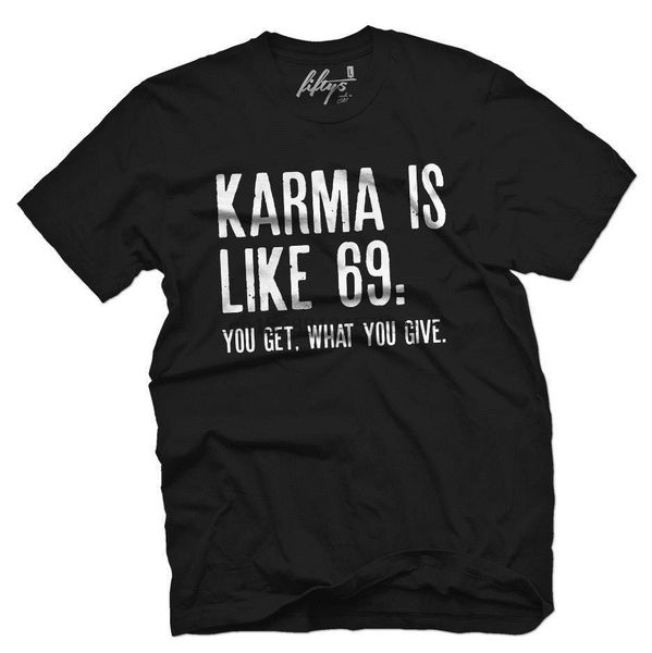 

fashion summer straight 100% cotton karma is like 69 men short sleeve printing tee shirt sport hooded sweatshirt hoodie
