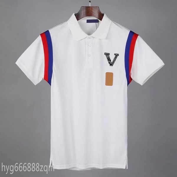 

2022ss summer mens luxury polos crocodile embroidery polo shirt short sleeve cool cotton slim fit casual business men shirts wa, White;black