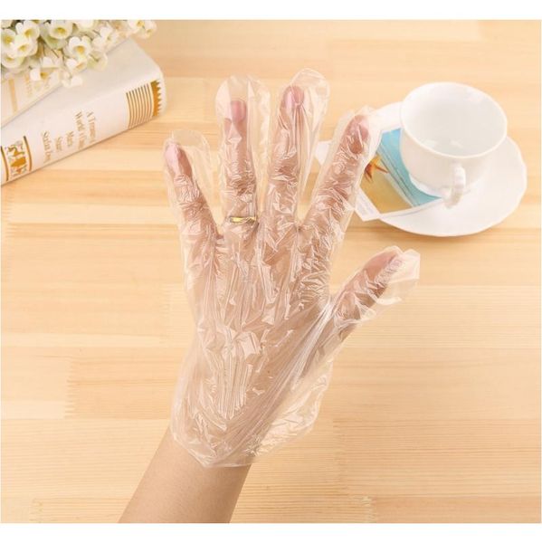 

100 pcs/set pe disposable gloves waterproof oilproof transparent home film glove multifunctional sanitary gloves for home jlltjn soif