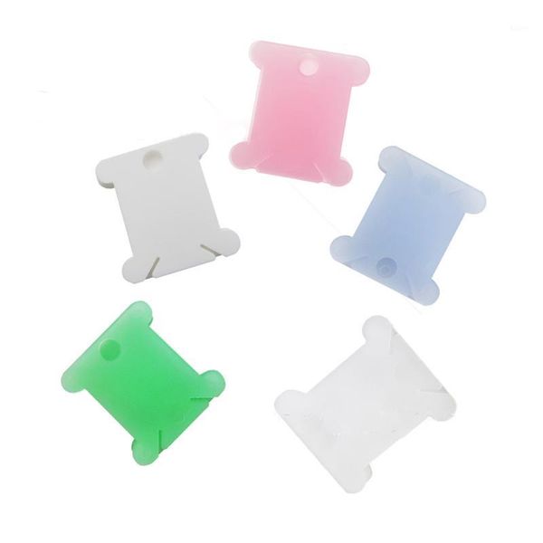 

50pcs embroidery floss craft thread bobbin cross stitch storage holder plastic sewing thread board card craft kit1, Black
