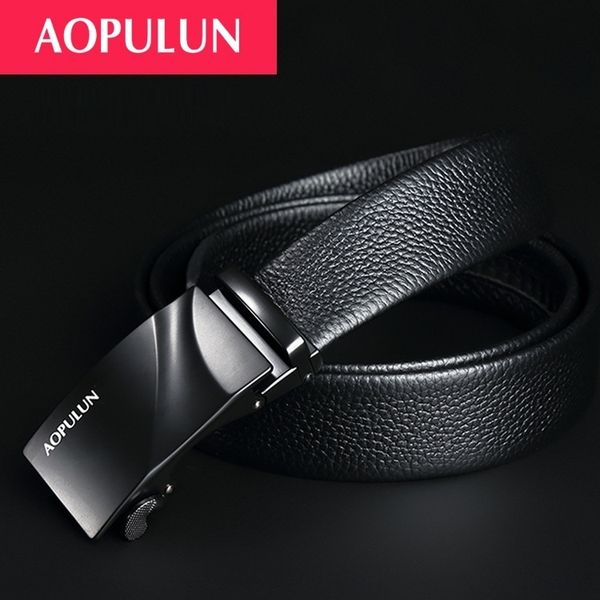 

28nat 2019 men's genuine leather men's layer automaticfirst genuine leather gift box young leisure belt student trendy business be, Black;brown