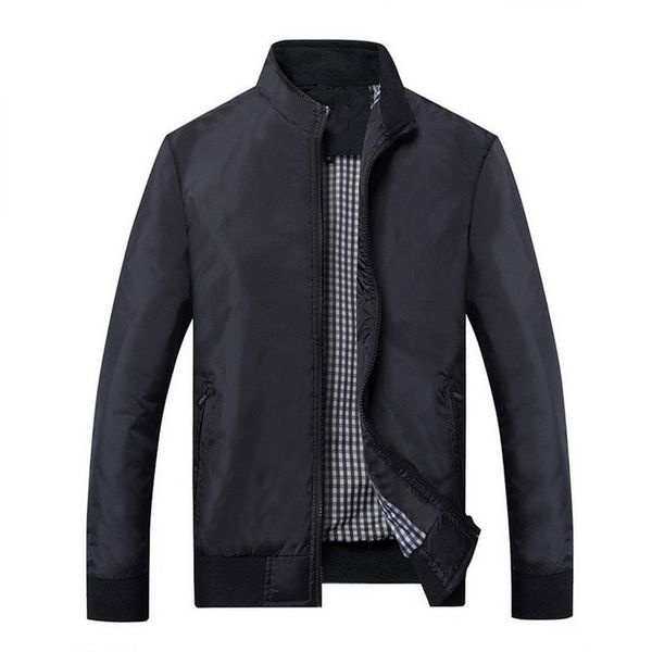 

brand men's casual jacket spring summer collar clothing kg-230, Black;brown