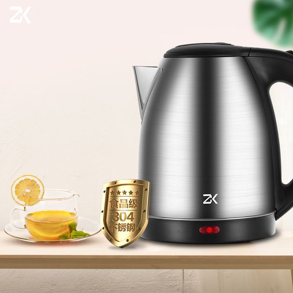 

zk electric kettle fast boiling stainless water kettle teapot anti-overheat 1500w water boiler