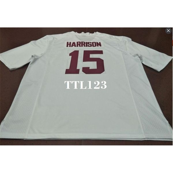 

3740 #15 ronnie harrison alabama crimson tide red black white college jersey or custom any name or number jersey